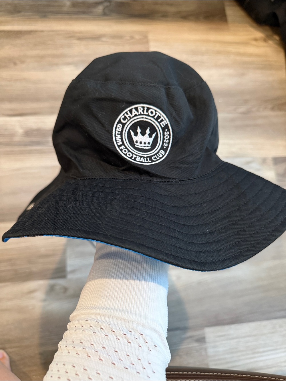 NWOT Unisex Charlotte FC Football Club Reversible Bucket Hat